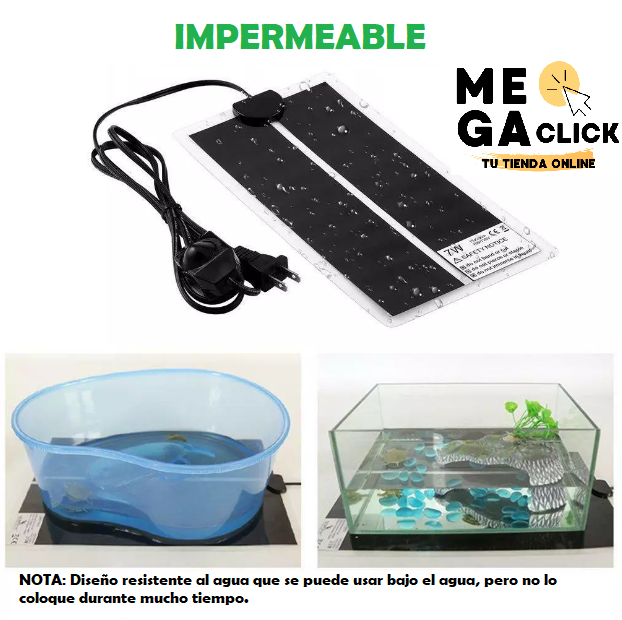 Placa Térmica Manta de Calor para Reptiles Terrarios