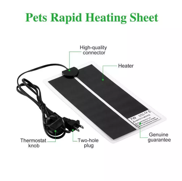 Placa Térmica Manta de Calor para Reptiles Terrarios
