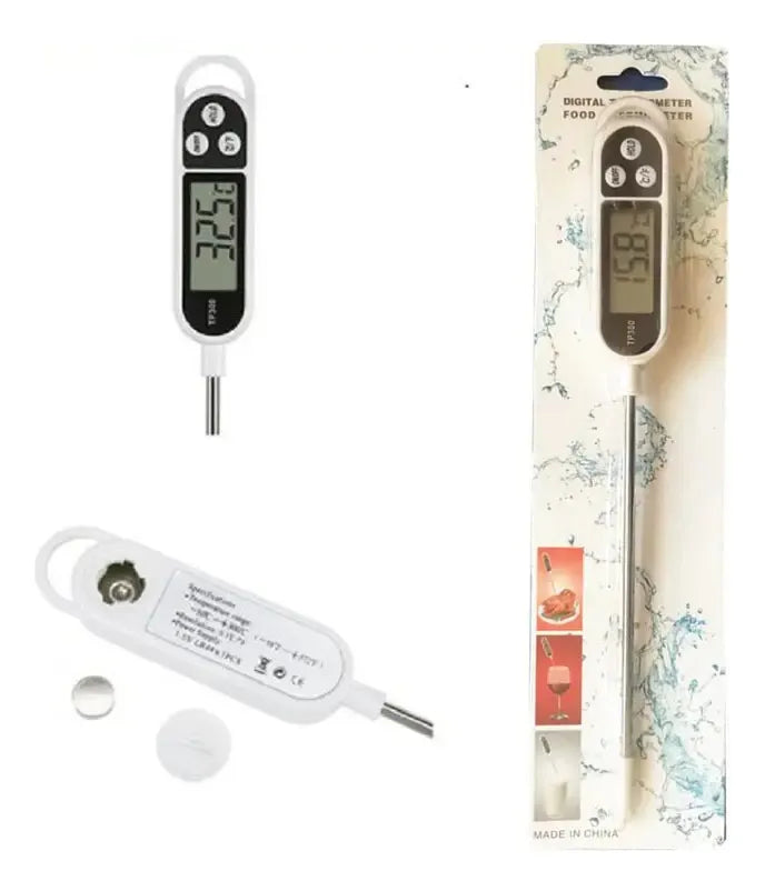 Termómetro digital con sonda para cocina, carnes, BBQ y alimentos
