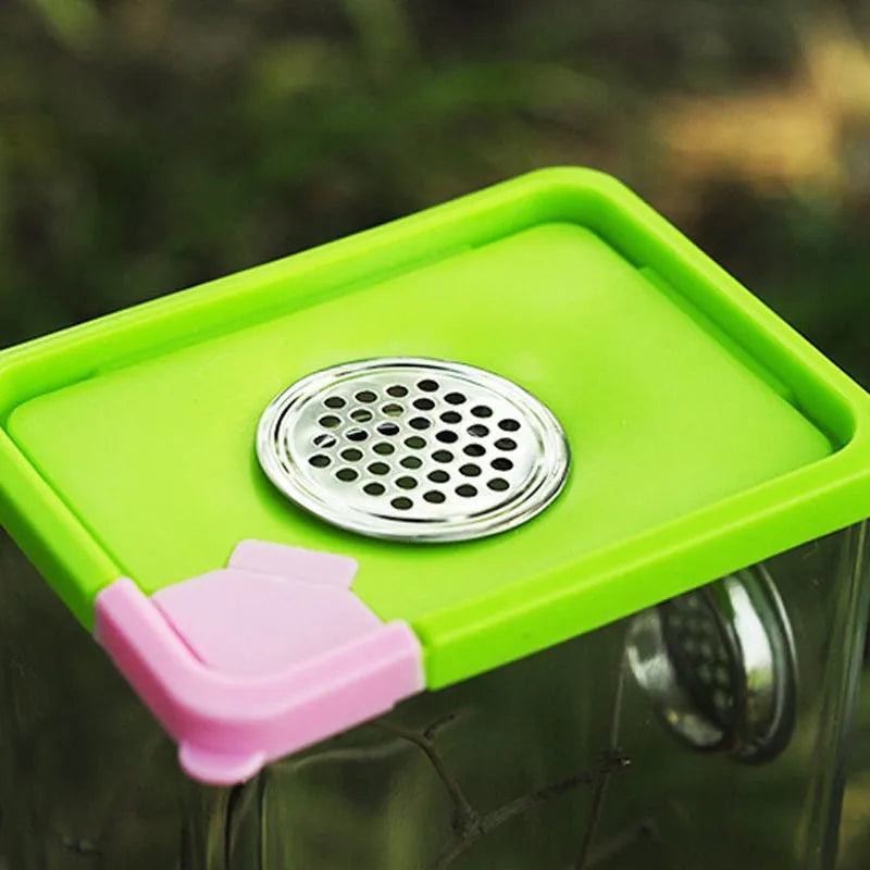Caja de Cría para Reptiles con Ventilación y Tapa Segura