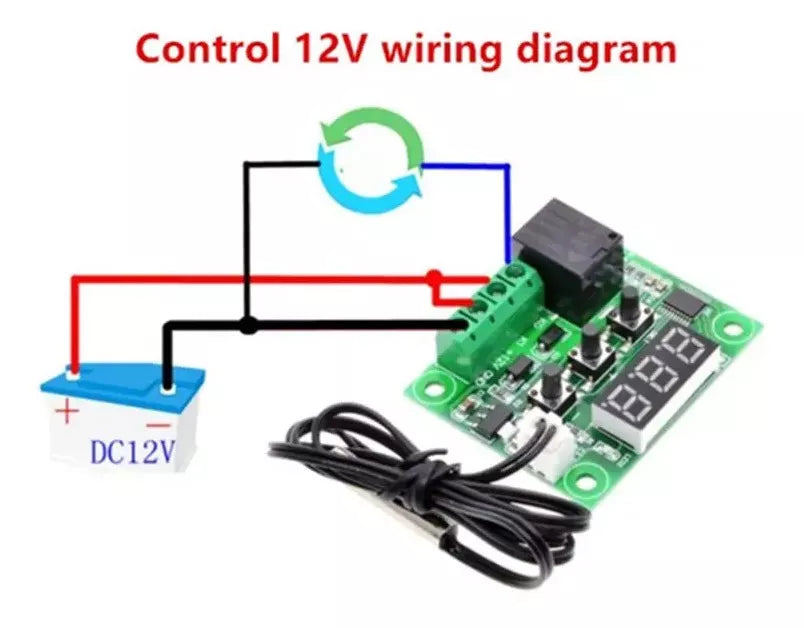 Termostato Digital Control Temperatura W1209 12v Incubadora