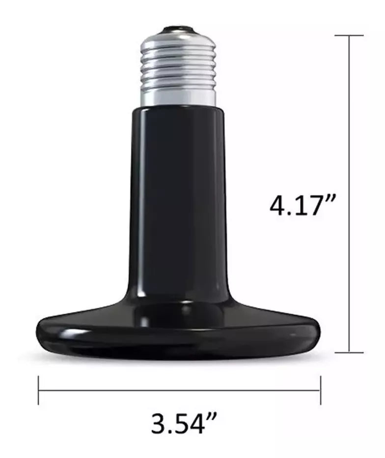 Bombillo De Cerámica Calentador Reptil Uva+ Uvb3.0 50W, 75W, 100W, 150W