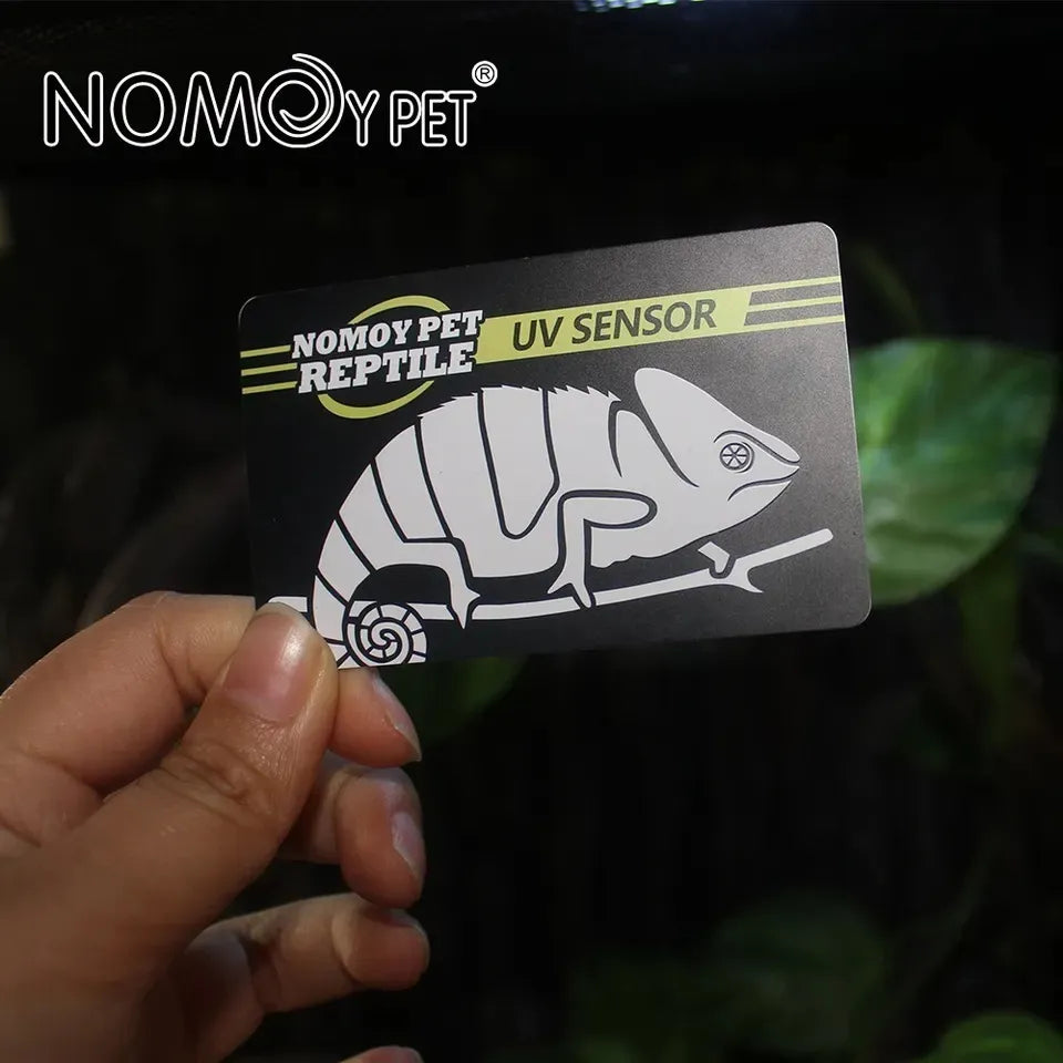 Tarjeta de Prueba UVB para Terrarios – Medidor de Luz para Reptiles