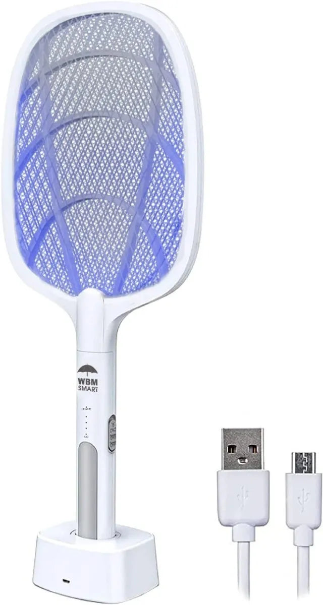 Raqueta eléctrica mata insectos recargable