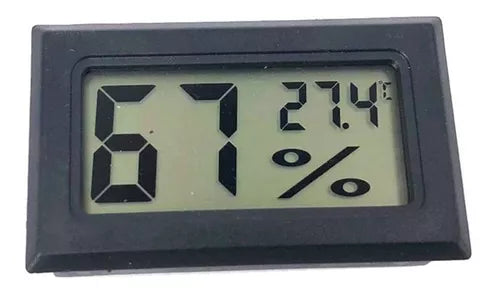 Termómetro Higrómetro Termohigrómetro Digital Temperatura- humedad Sin Sonda