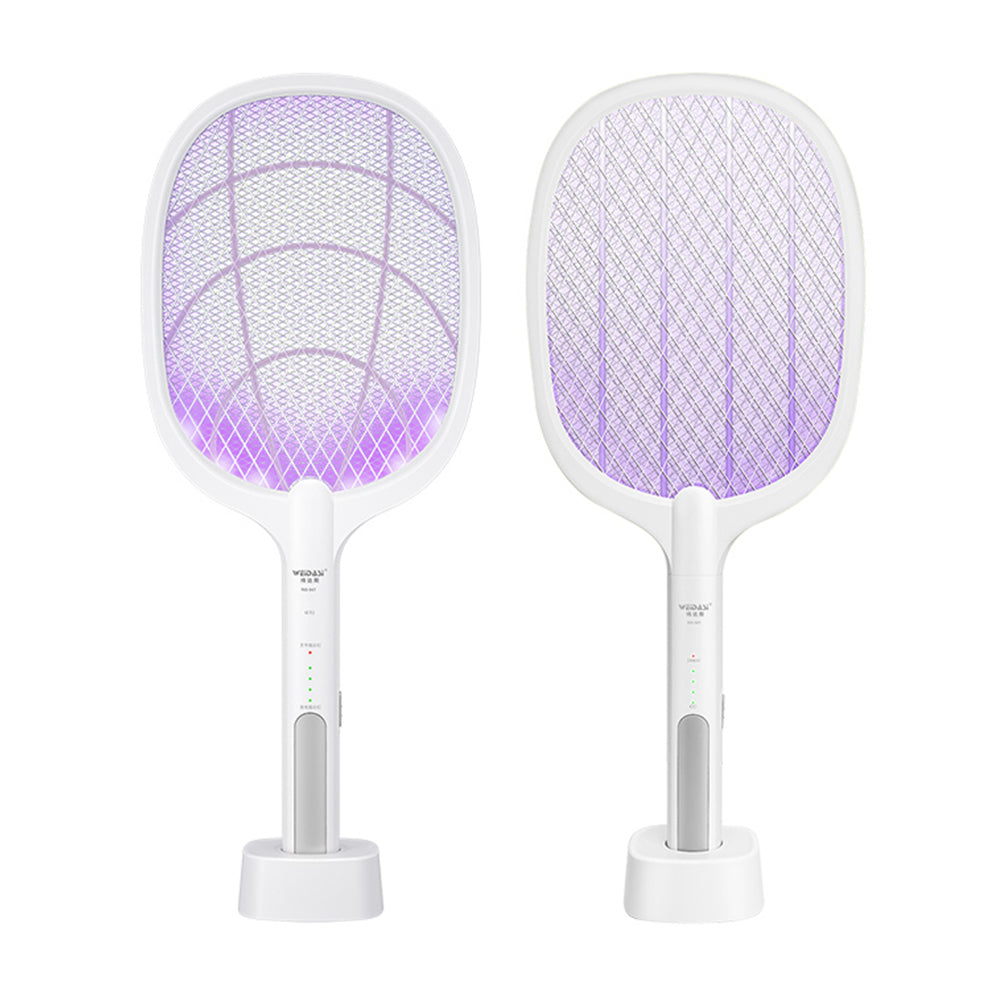 Raqueta eléctrica mata insectos recargable