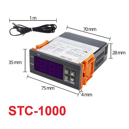 Termostato Digital STC1000 con sensor
