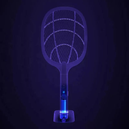 Raqueta eléctrica mata insectos recargable