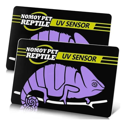 Tarjeta de Prueba UVB para Terrarios – Medidor de Luz para Reptiles