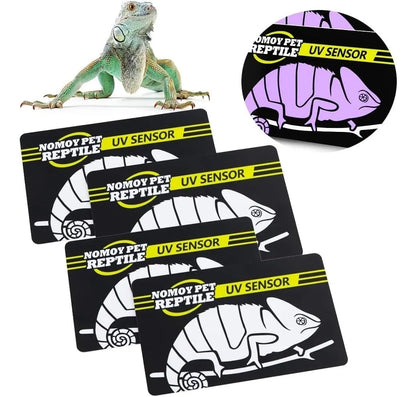 Tarjeta de Prueba UVB para Terrarios – Medidor de Luz para Reptiles