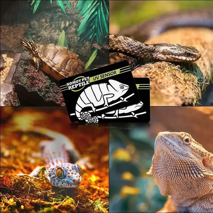Tarjeta de Prueba UVB para Terrarios – Medidor de Luz para Reptiles