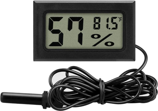 Termohigrómetro digital con sonda para medir temperatura y humedad