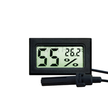 Termohigrómetro digital con sonda para medir temperatura y humedad