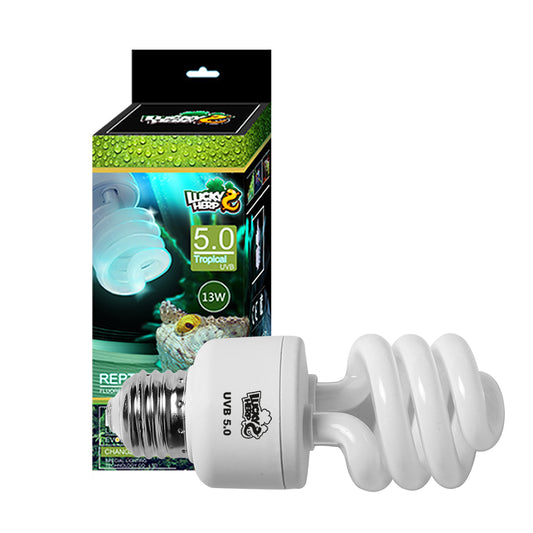 Bombillo En Espiral UVB Tropical 5.0 13W para reptiles
