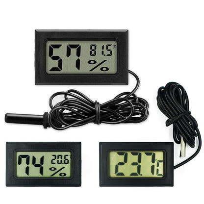 Termohigrómetro digital con sonda para medir temperatura y humedad